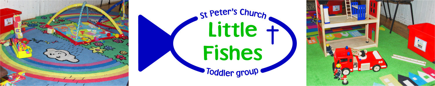 Little Fishes Toddler Group logo and toys